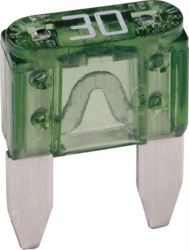 32 VDC 30 A 1 KA Automotive Mini Non-Indicating Fast Acting Fuse
