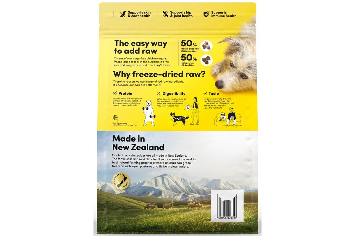 RawMix50 with Cage-Free Chicken Freeze-Dried Raw Dog Food