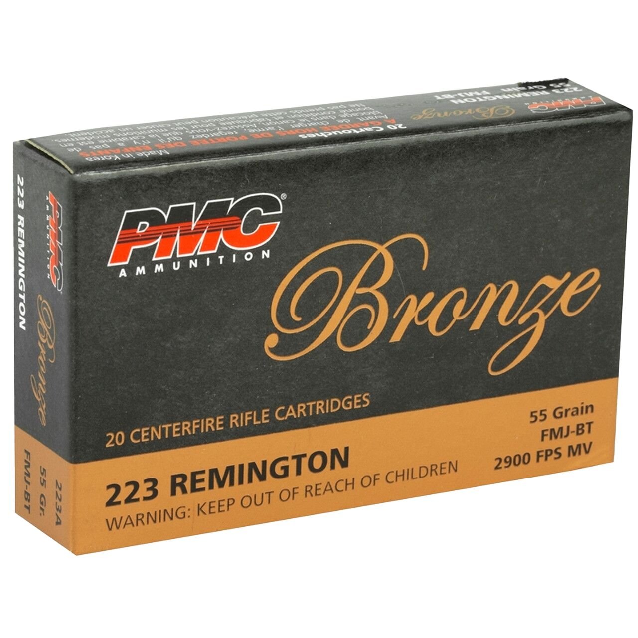 PMC 223 Rem PMC FMJ 20PK 55GR Ammo