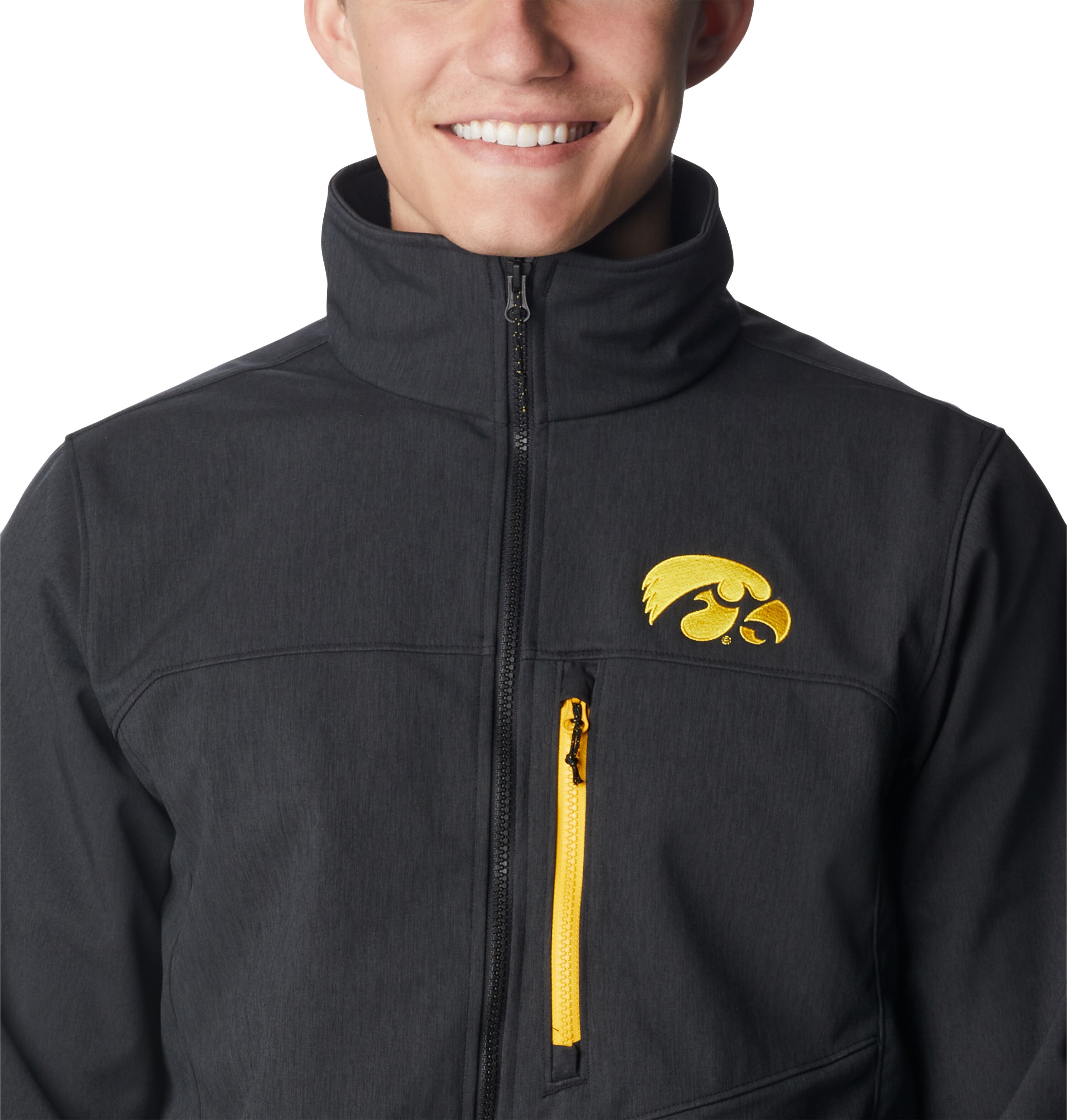 Men's Ascender II Iowa Hawkeyes Softshell Jacket