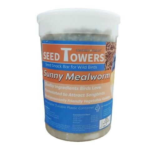 Sunny Mealworm 28oz Seed Tower 1.75 lbs Bird Food