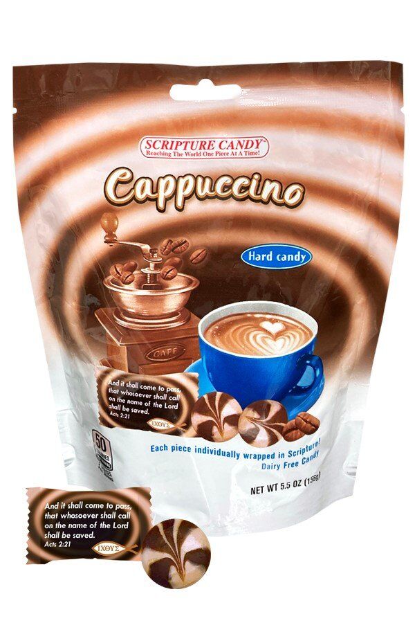 Scripture Candy Coffee Cappuccino Hard Candies - 5.5 oz