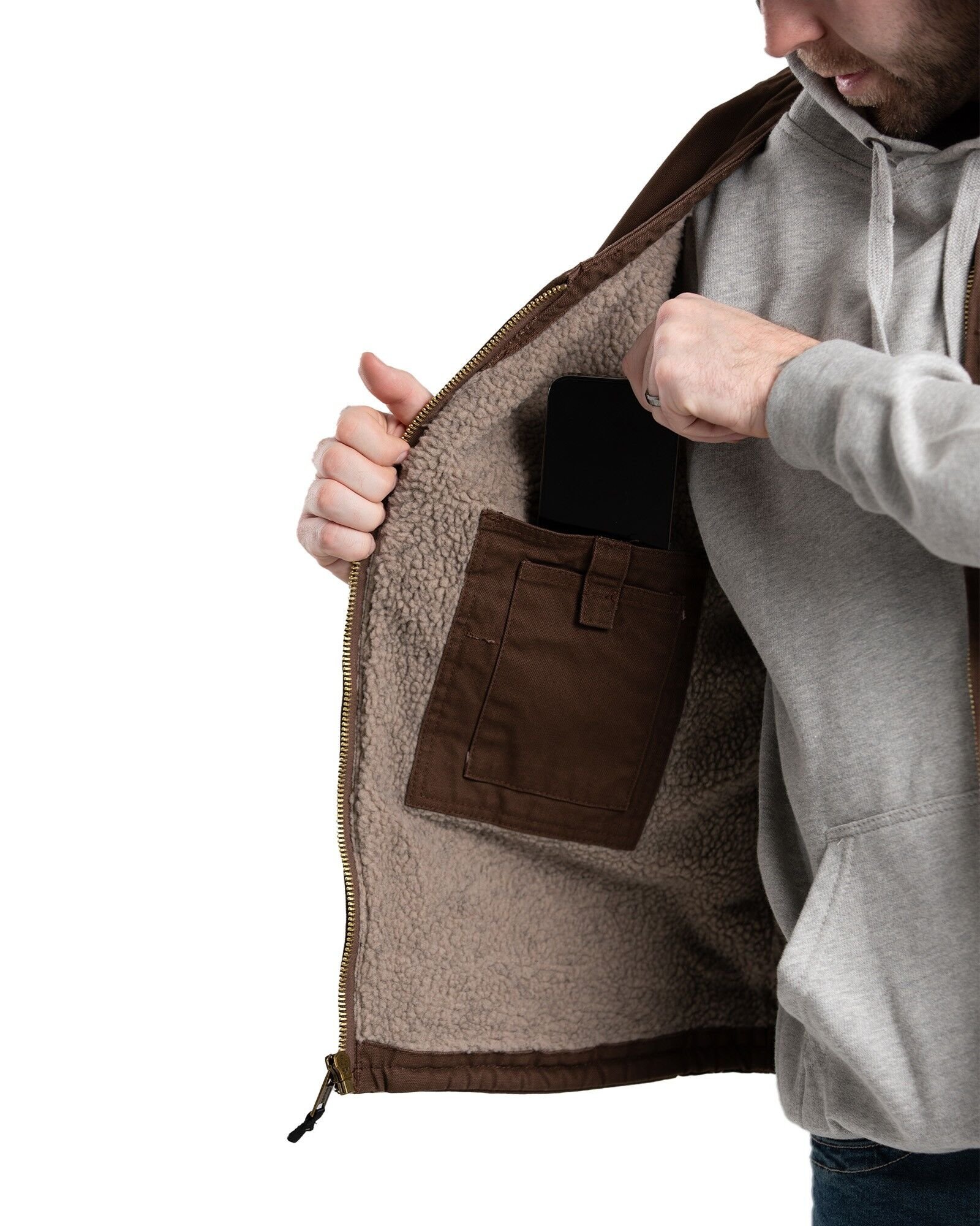 Men's Washed V-Neck Vest