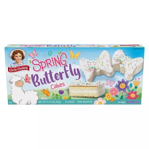 Vanilla Butterfly Cakes - 10Count -10.74 oz