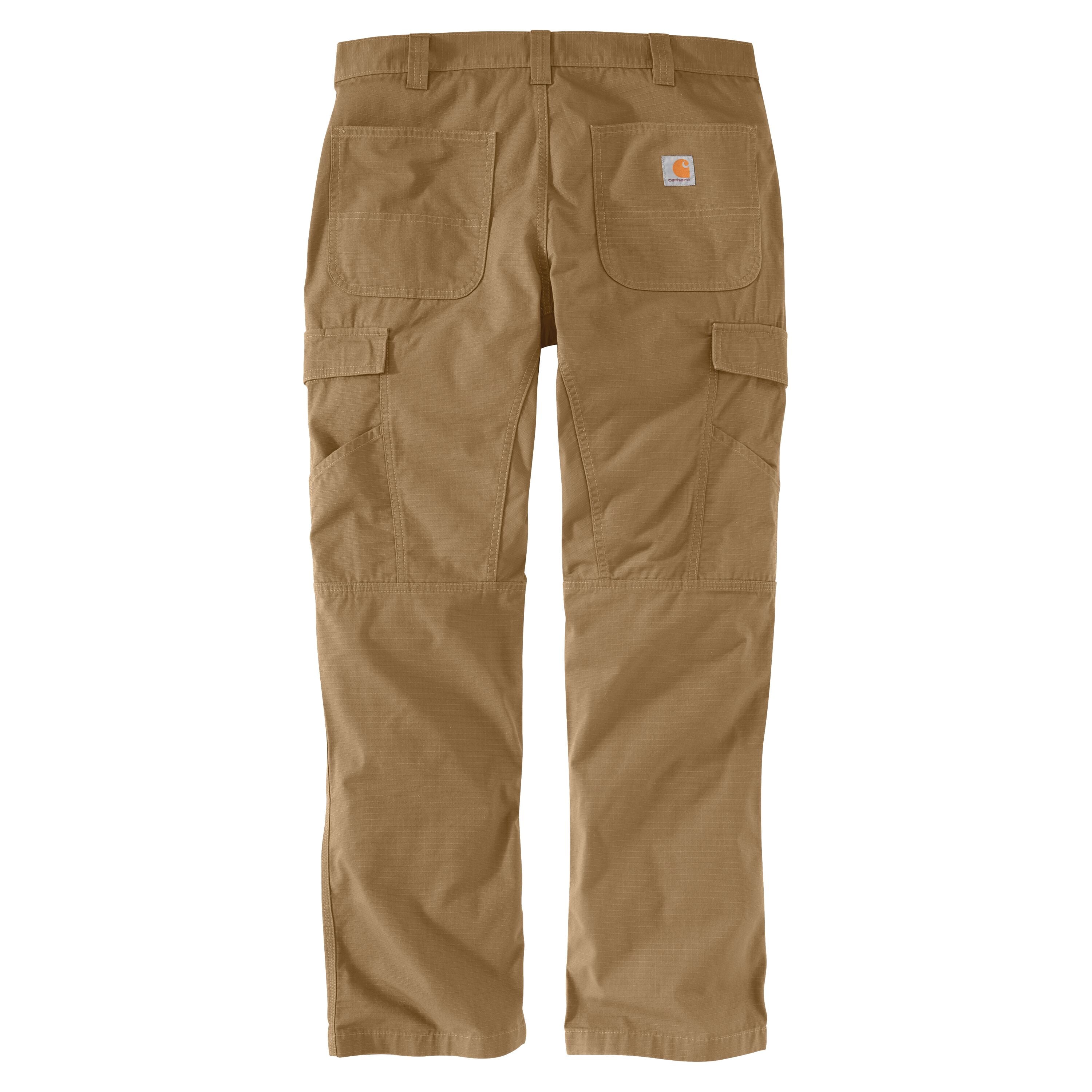 Men's Relaxed Fit Ripstop Cargo Work Pant in Dark Khaki