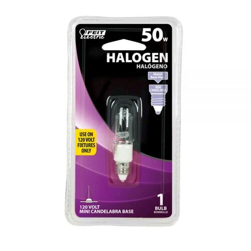 Feit Electric 50W Warm White E11 Base (T4 Replacement) Halogen ...