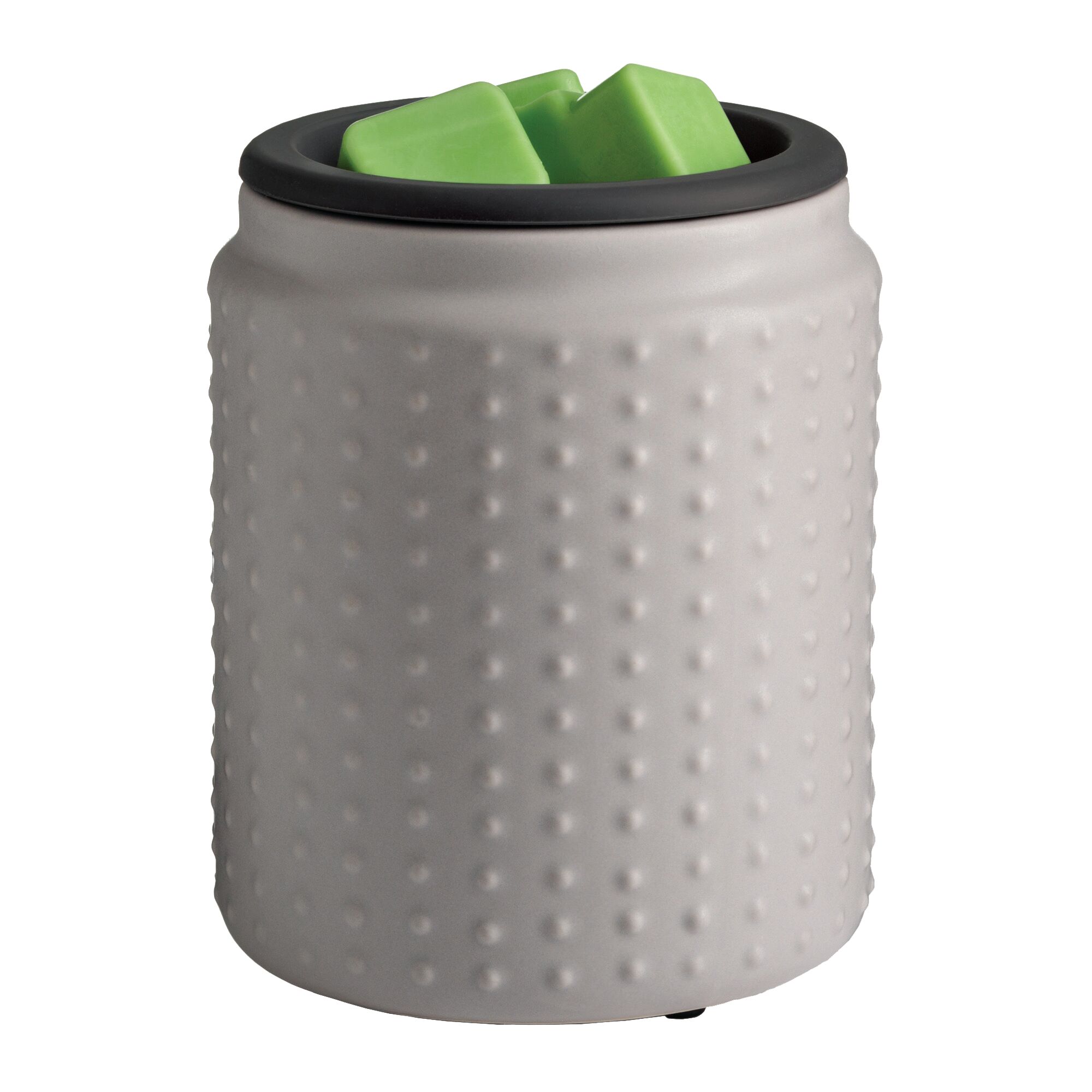 Gray Hobnail Flip Dish Wax Warmer - Thumbnail 3