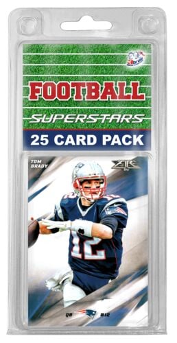 25-Card NFL Superstar Mix Trading Cards