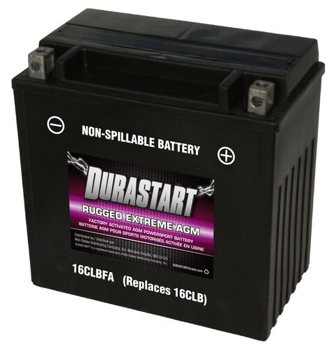 Supercrank Powersport Motorcycle Battery - 16CLB