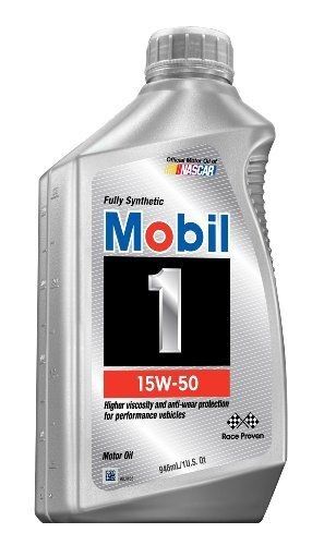Mobil 1 15W-50 Advanced Full Synthetic Motor Oil - 1 Quart