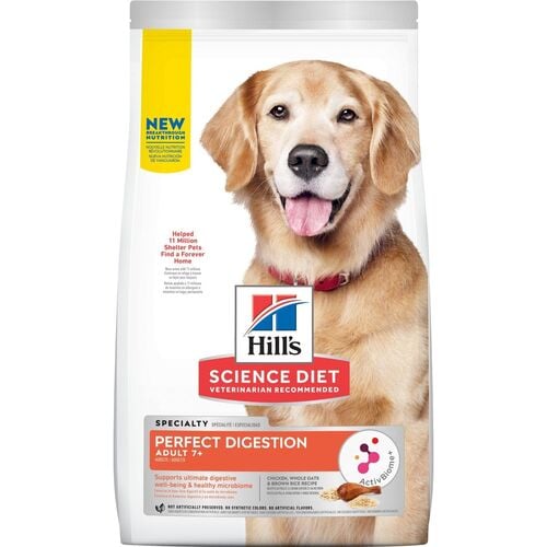 Adult 7+ Perfect Digestion Dry Dog Food - 22 Lb