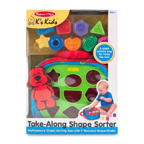 Take-Along Shape Sorter Baby and Toddler Toy