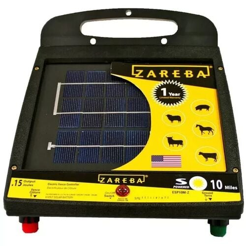 10 Mile Solar Low Impedance Fence Charger