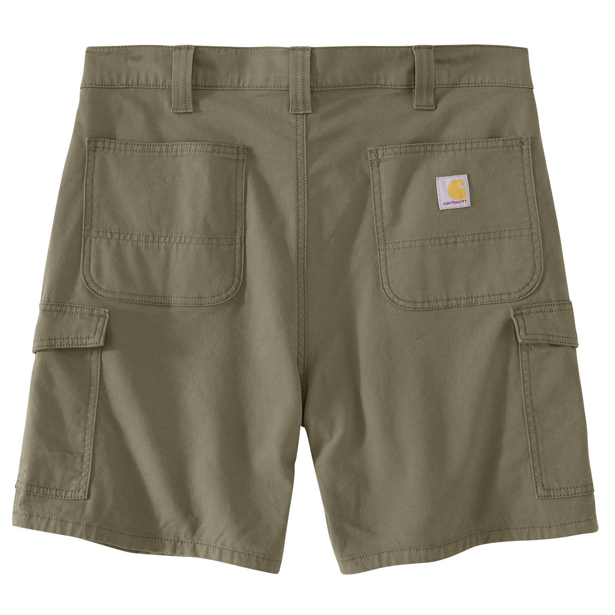 Men's Rugged Flex Relaxed Fit 9" Canvas Cargo Work Short