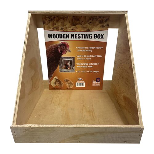 Single Compartment Wood Nesting Box