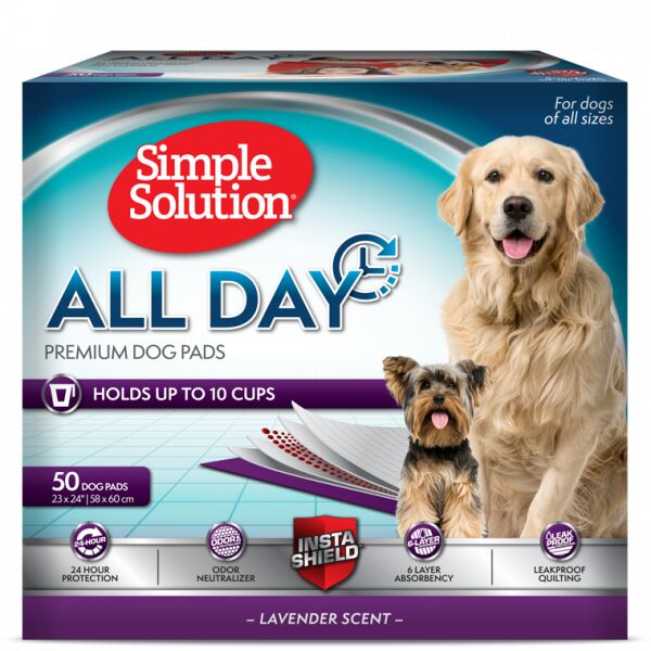 Simple Solution All Day 6-Layer Premium Dog Pads