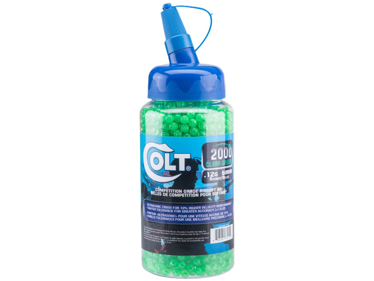【新品】biossentiel BBS clear HPA 0.28g FLUO Biodegradable Airsoft BBs, 3500 Ct.