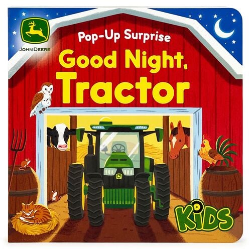 John Deere Kids Good Night Tractor Deluxe Lift-a-Flap & Pop-Up Surprise Board Book