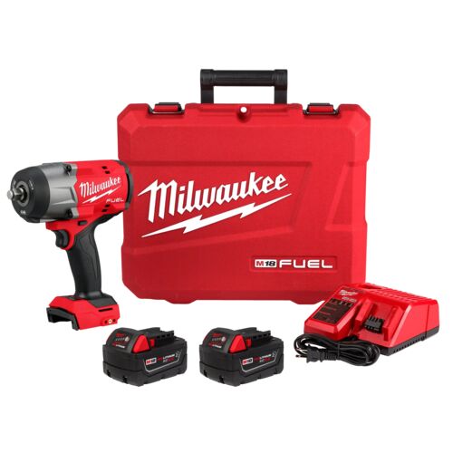 M18 FUEL 1/2" High Torque Impact Wrench with Friction Ring Kit