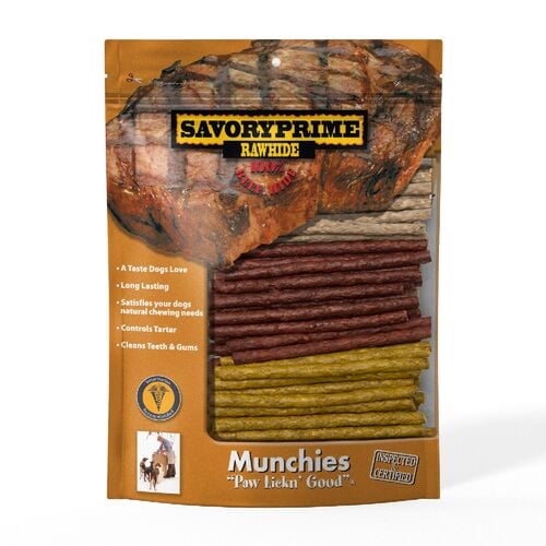 5" Munchie Sticks Beef, Chicken & Natural Rawhide - 100-Pack