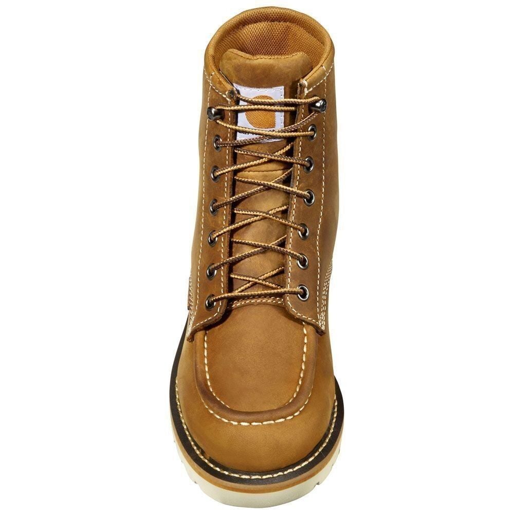 Women's 6" Non-Safety Toe Wedge Boot in Brown Oil Tanned