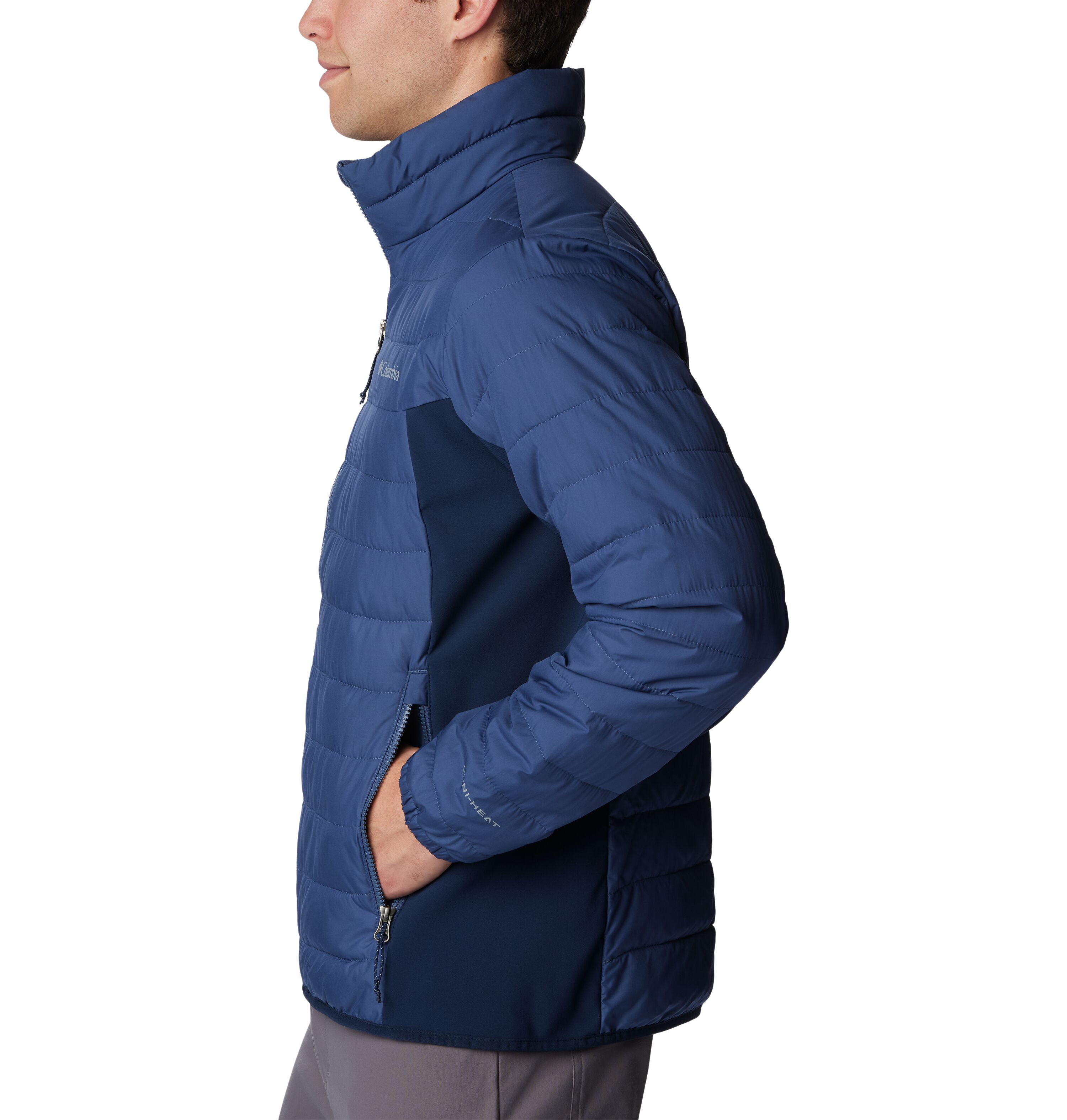 ブルゾン [Premium] 2 Low Detroit Suede Blouson (3color) Men's Powder Lite Hybrid Jacket in Dark Mountain