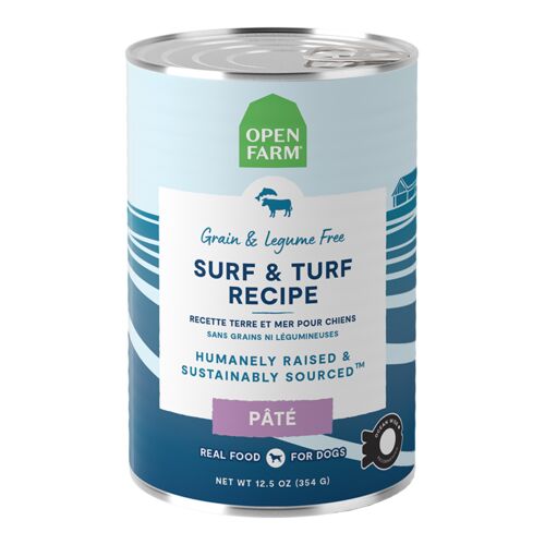 Grain Free Surf & Turf Pate Wet Dog Food - 12.5 oz