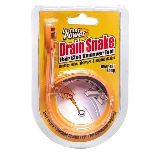 18" Drain Snake Hair Clog Remover Tool
