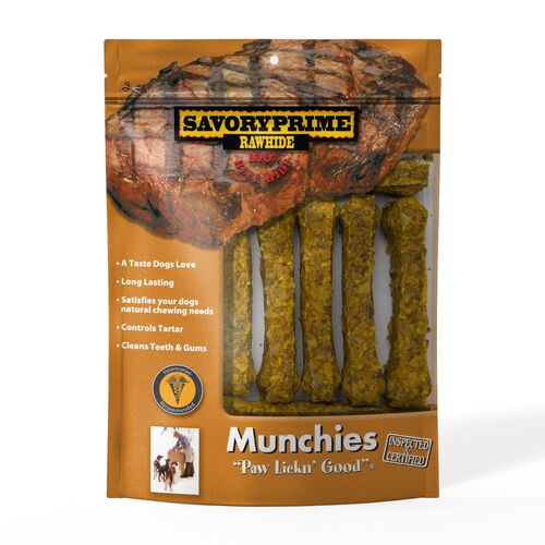 3-4" Munchie Bone Chicken Rawhide - 10-Pack