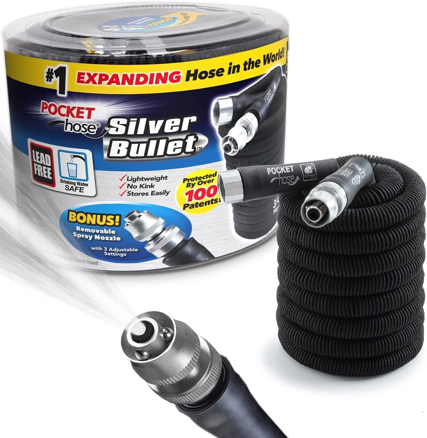Silver Bullet Expandable Garden Hose