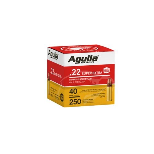 Super Extra High Velocity 22 LR 40 Grain CPSP Ammunition - 250 Rounds