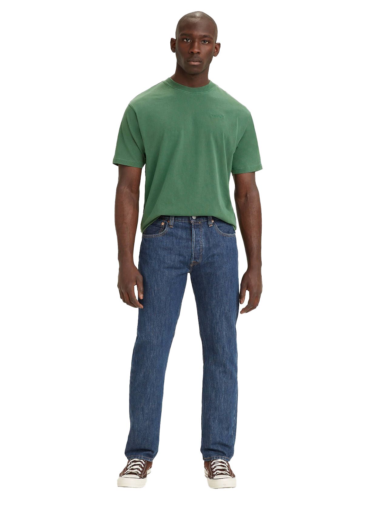 Men's 501 Original Fit Jean in Dark Stonewash