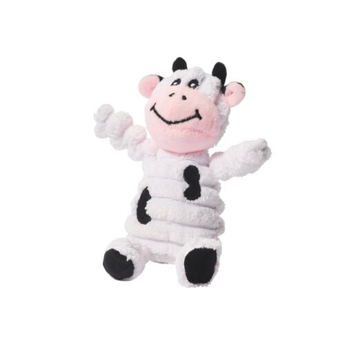 Mini Corduroy Cow Squeaky Dog Toy