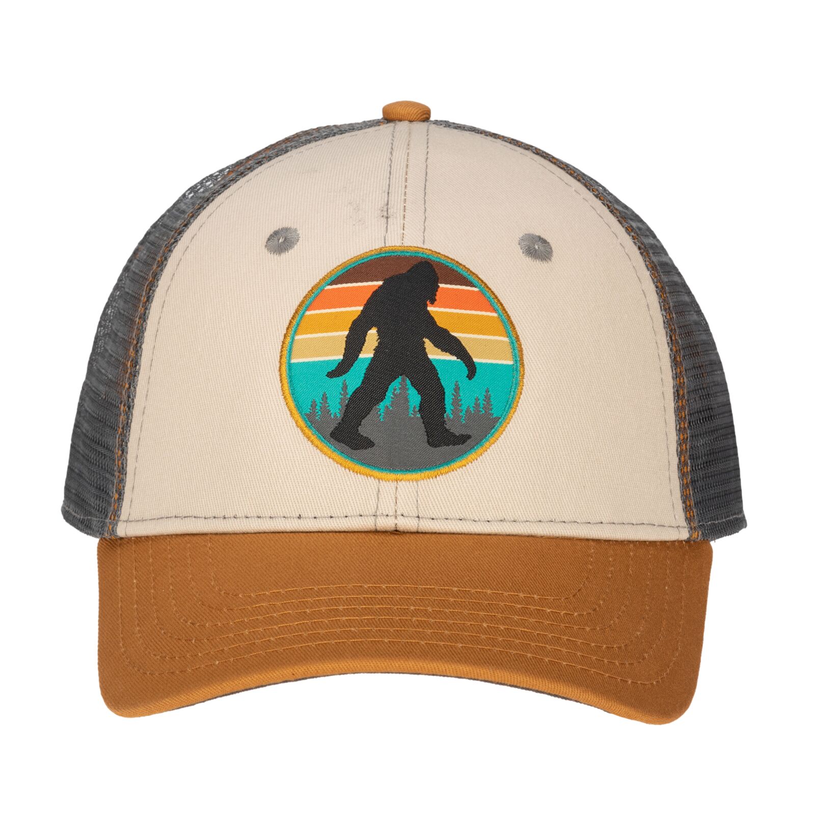 Aquarius Bigfoot Curved Bill Structured Mesh Back Snap Back