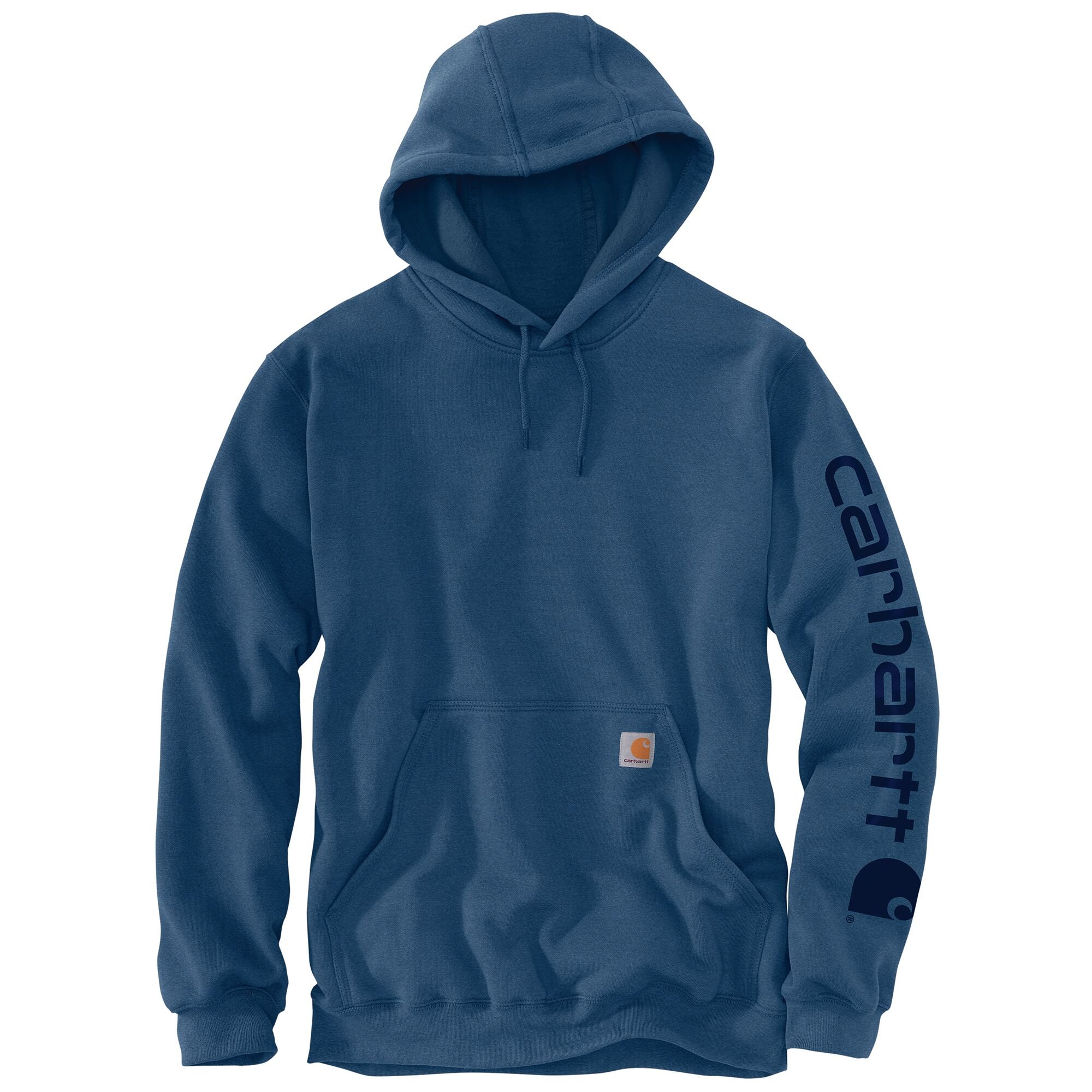 Men's Loose Fit Midweight Logo Sleeve Graphic Hoodie