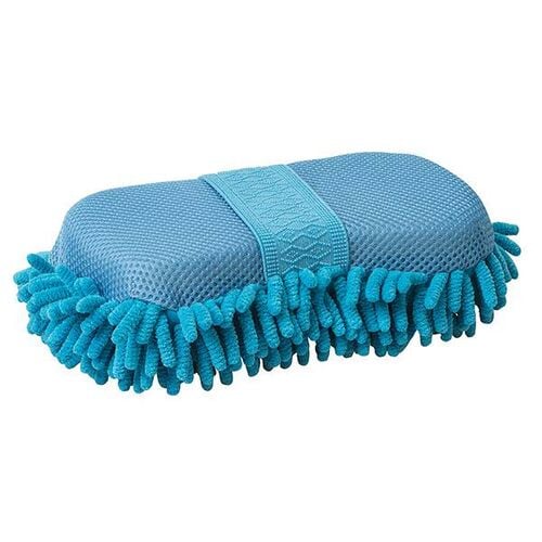 Scrubber with Microfiber Fingers