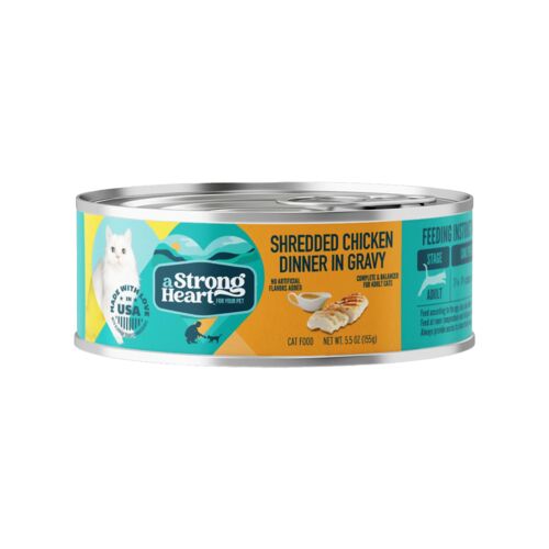 Shredded Chicken Dinner in Gravy Wet Cat Food - 5.5 oz