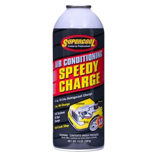 R134A Speedy Charge with Lubricant + U/V Dye & Leak Stop - 14oz