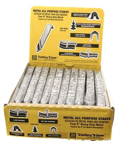 Metal Lawn Stakes - 4-Pack