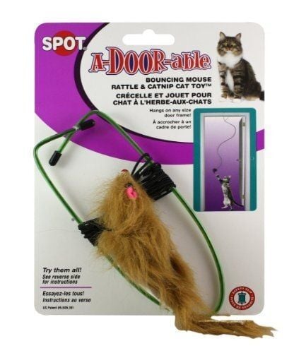 Real Fur Mouse Cat Toy