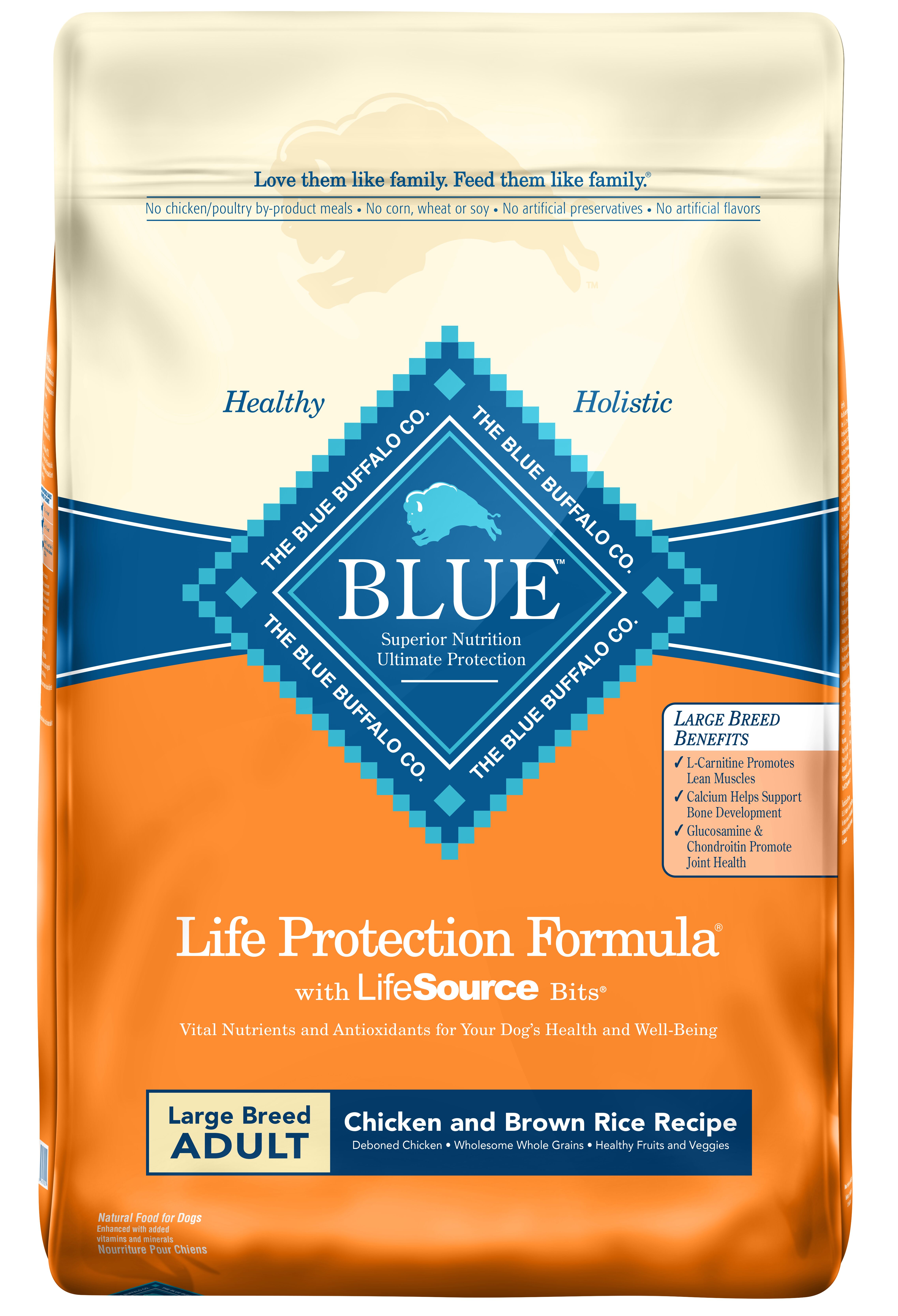 Blue Buffalo Life Protection Formula Large Breed Chicken Brown