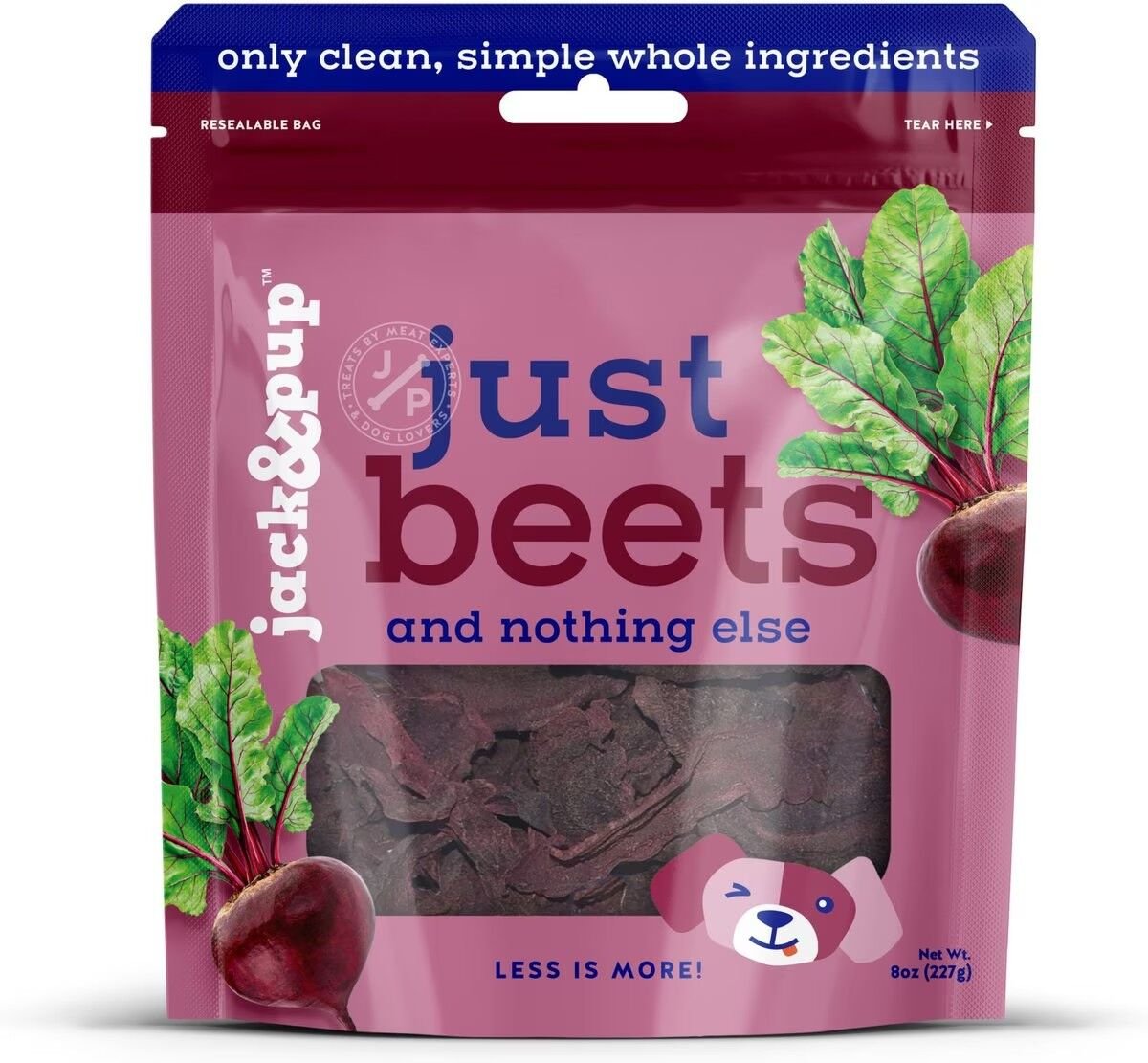 Jack&Pup Just Beets Dog Treats - 8 oz