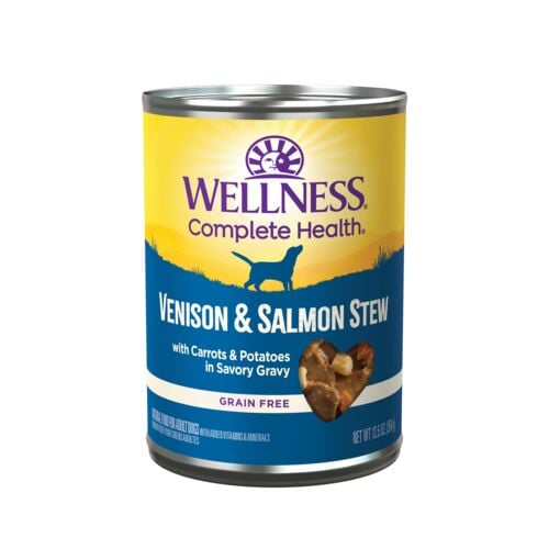 Venison & Salmon Stew with Potatoes & Carrots Canned Dog Food - 12.5 oz