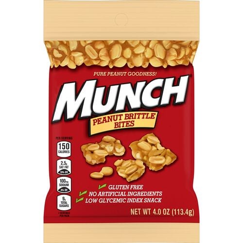 Munch Peanut Brittle Bites - 4 oz Bag