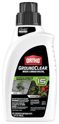 GroundClear Concentrated Weed and Grass Killer - 32 oz