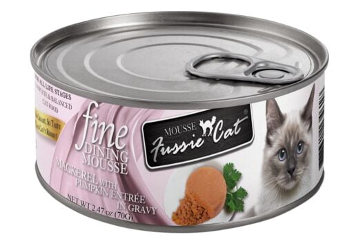 Fine Dining Mousse Mackerel with Pumpkin Wet Cat Food - 2.47 oz