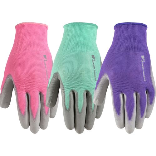 Women's PU Coated Grip Gloves - Assorted Colors
