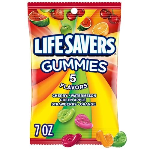 Gummies 5 Flavors Gummy Candy - 7 oz