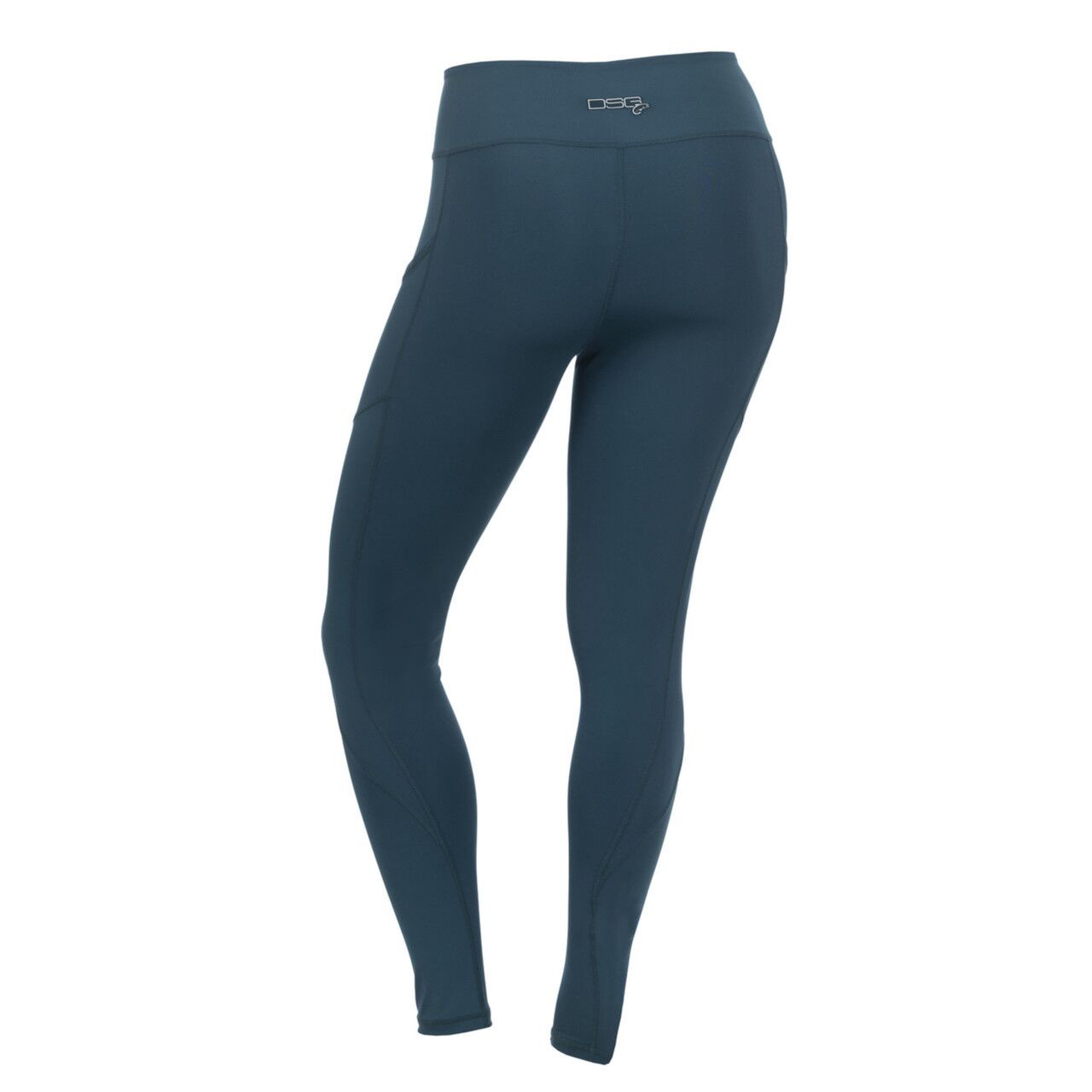 High Waisted Boat Leggings with UPF 50+ in Malachite