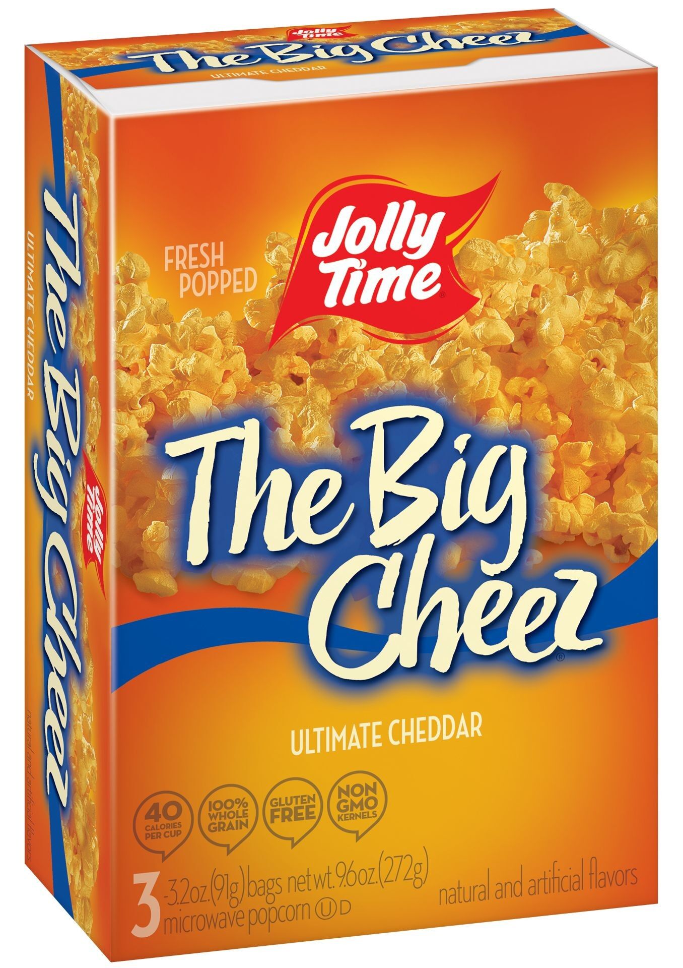 Jolly Time The Big Cheez Gourmet Cheddar Cheese Microwave Popcorn